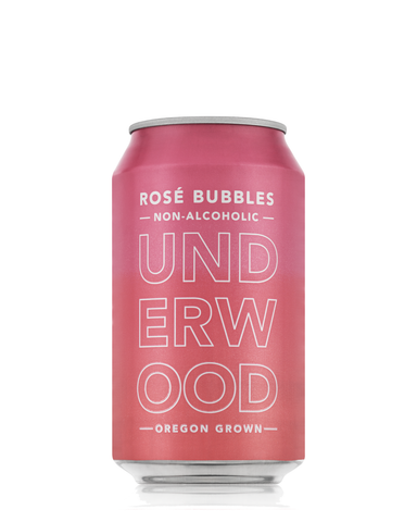 Non-Alcoholic Underwood Rosé Bubbles Can - 4-Pack